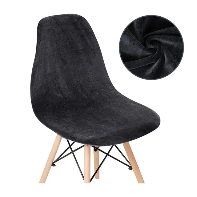 SCANWITH - Housse de chaise scandinave couleur pure