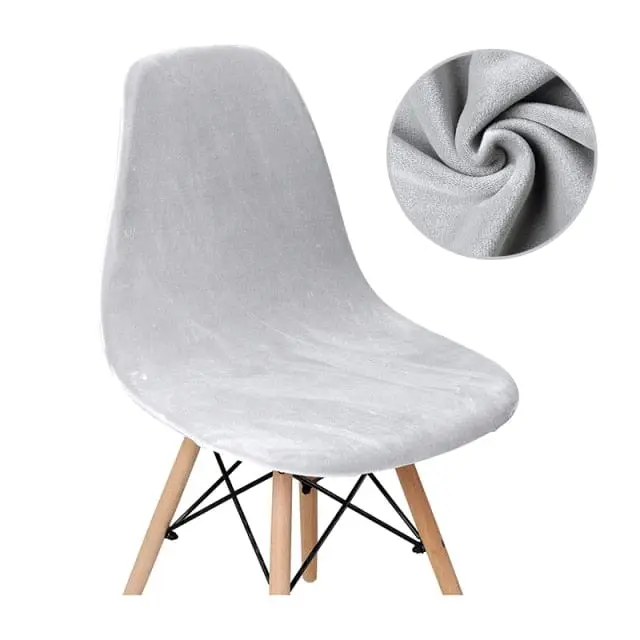 SCANWITH - Housse de chaise scandinave couleur pure