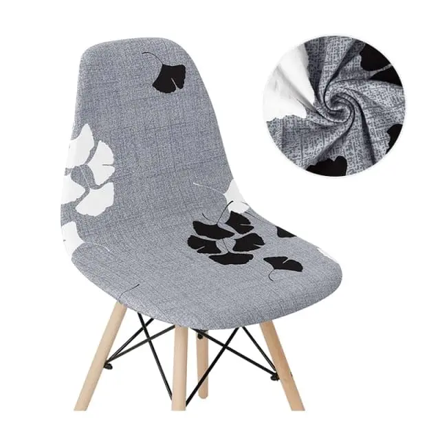 SCANWITH - Housse de chaise scandinave couleur pure