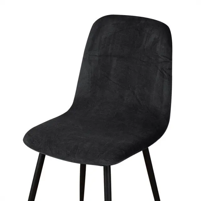 HOTELS - Housse chaise scandinave en tissu velours