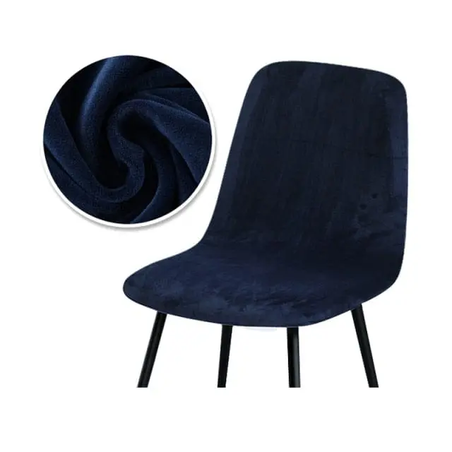 HOTELS - Housse chaise scandinave en tissu velours