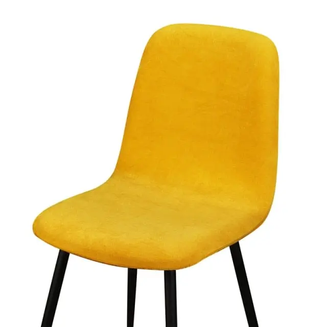 HOTELS - Housse chaise scandinave en tissu velours