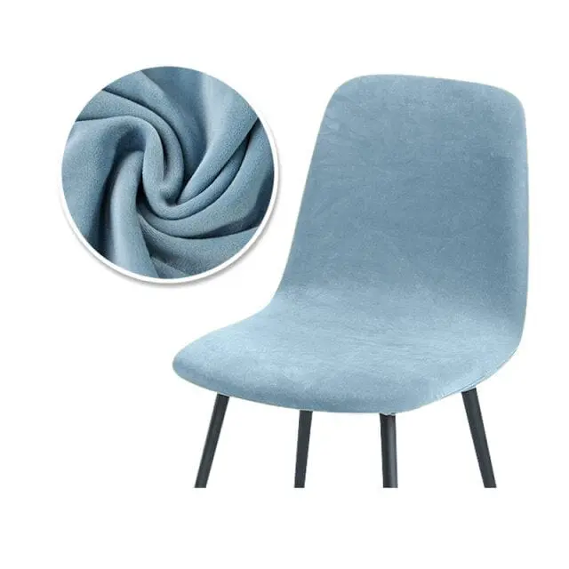 HOTELS - Housse chaise scandinave en tissu velours