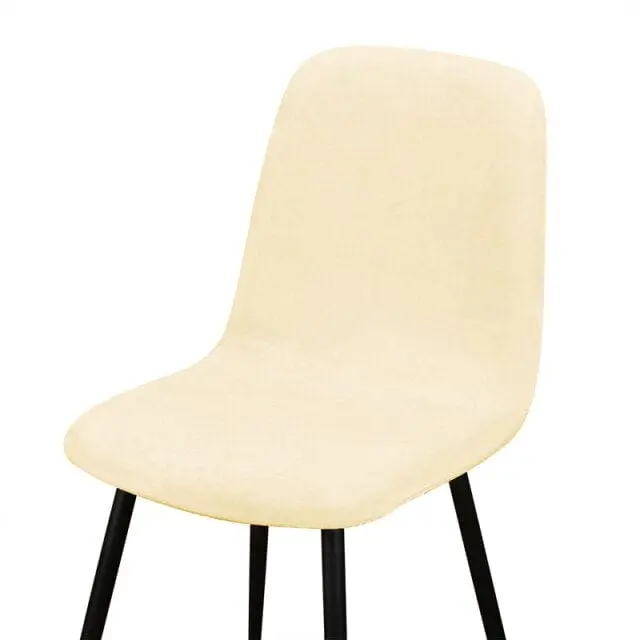 HOTELS - Housse chaise scandinave en tissu velours