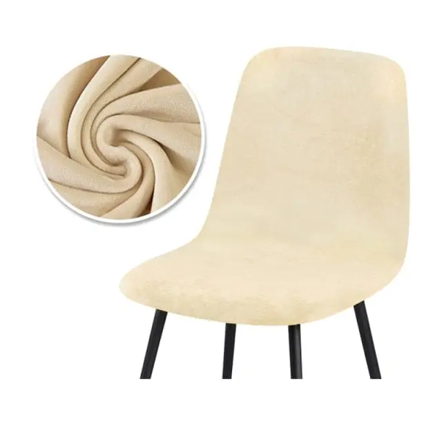 HOTELS - Housse chaise scandinave en tissu velours