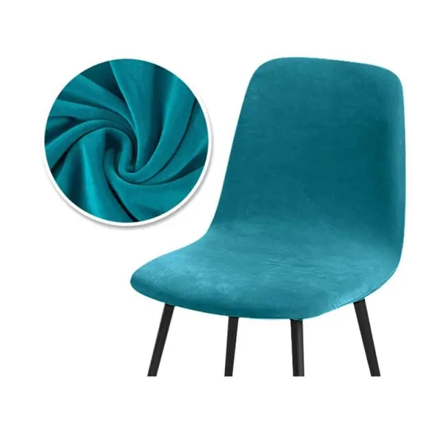 HOTELS - Housse chaise scandinave en tissu velours