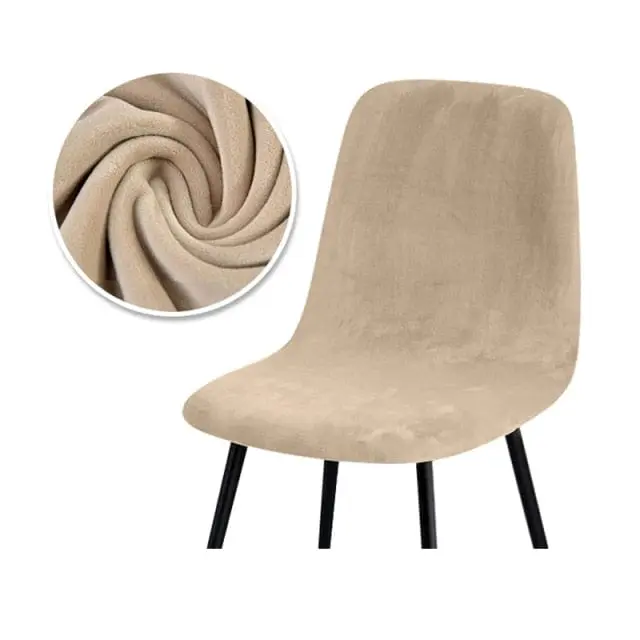 HOTELS - Housse chaise scandinave en tissu velours