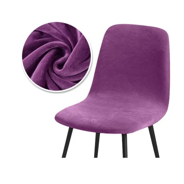 HOTELS - Housse chaise scandinave en tissu velours