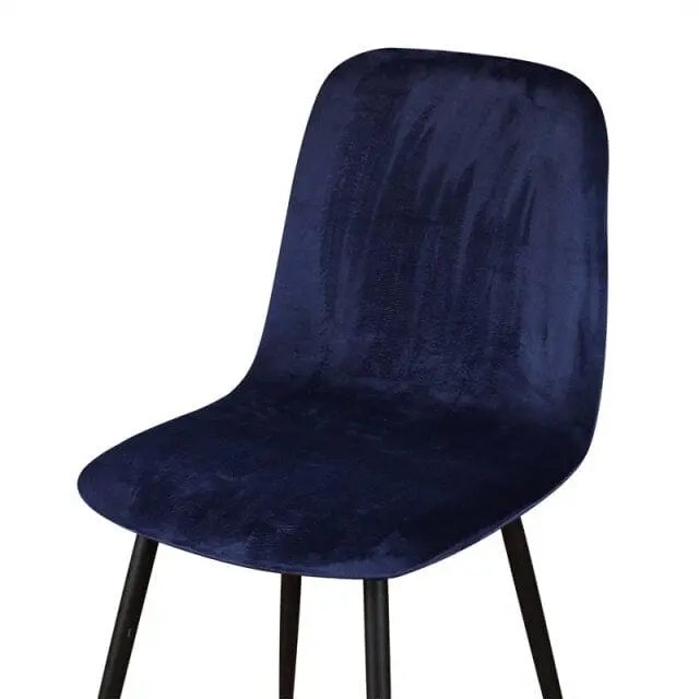 HOTELS - Housse chaise scandinave en tissu velours