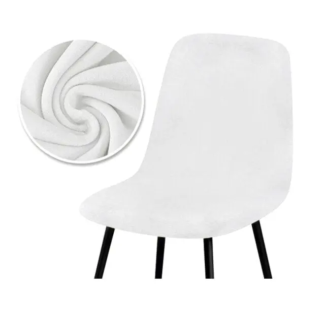 HOTELS - Housse chaise scandinave en tissu velours