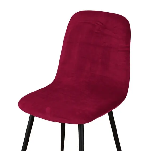 HOTELS - Housse chaise scandinave en tissu velours