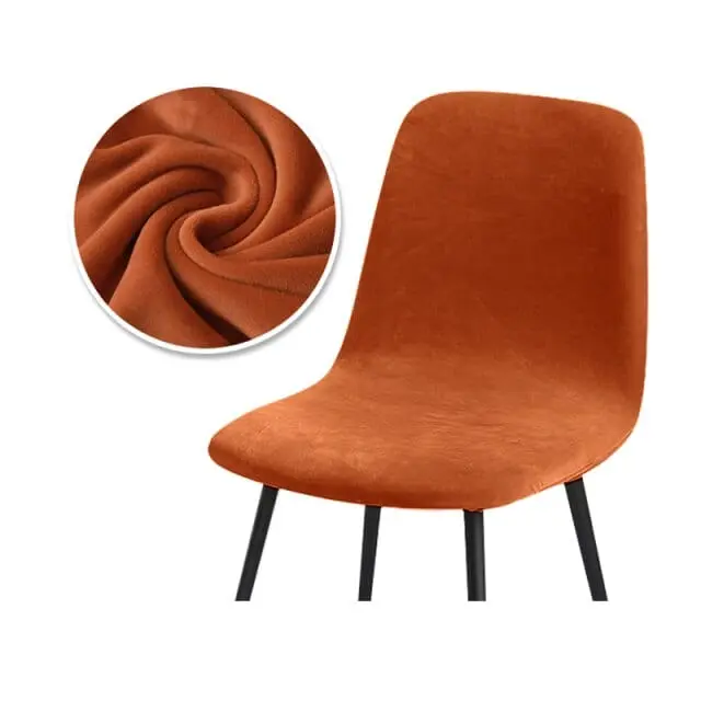 HOTELS - Housse chaise scandinave en tissu velours