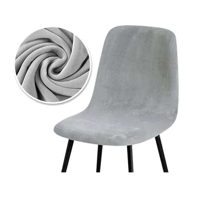 HOTELS - Housse chaise scandinave en tissu velours