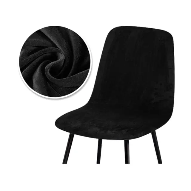 HOTELS - Housse chaise scandinave en tissu velours