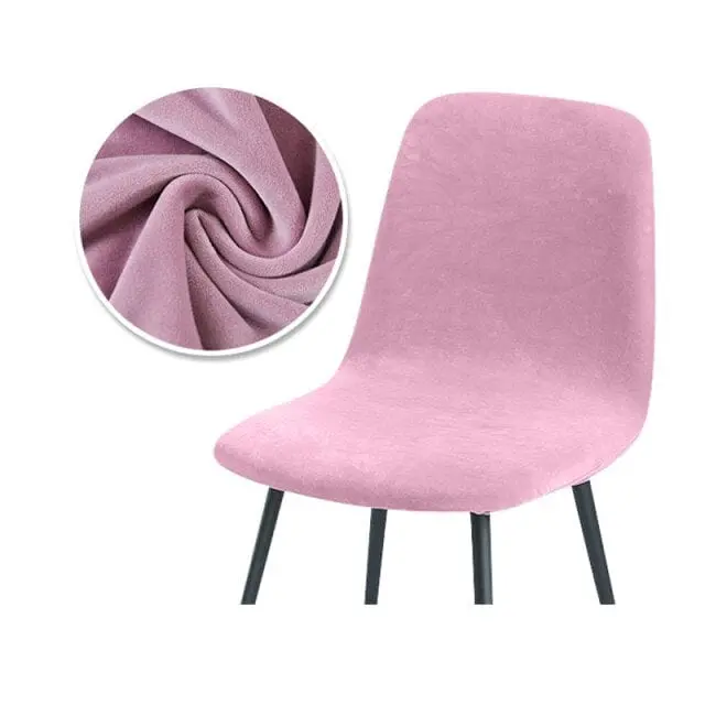 HOTELS - Housse chaise scandinave en tissu velours