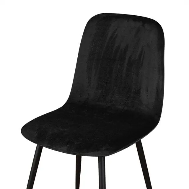 HOTELS - Housse chaise scandinave en tissu velours