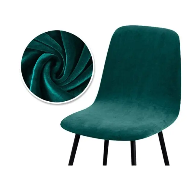 HOTELS - Housse chaise scandinave en tissu velours