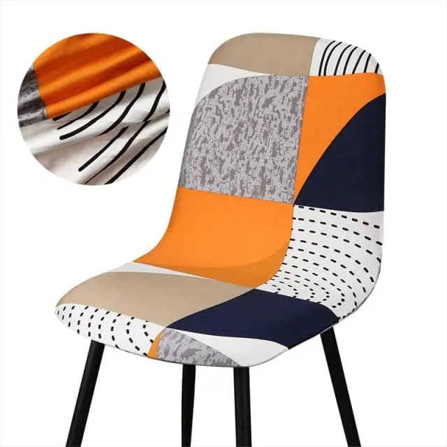 SCANSCIN - Housse pour chaise scandinave imprimée