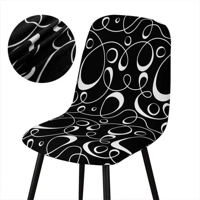 SCANSCIN - Housse pour chaise scandinave imprimée