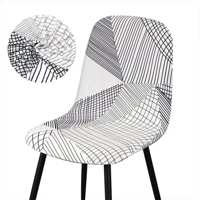 SCANSCIN - Housse pour chaise scandinave imprimée