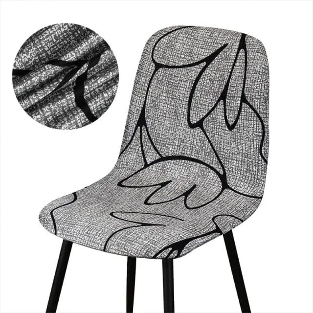 SCANSCIN - Housse pour chaise scandinave imprimée