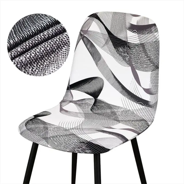 SCANSCIN - Housse pour chaise scandinave imprimée