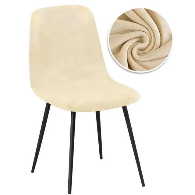 Housse chaise scandinave en velours VELVET