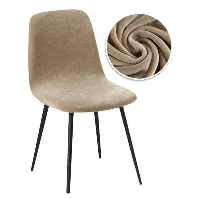 Housse chaise scandinave en velours VELVET