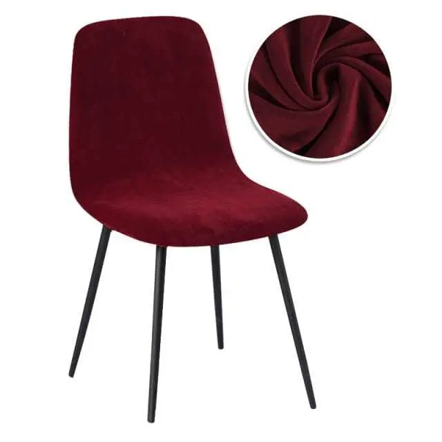Housse chaise scandinave en velours VELVET
