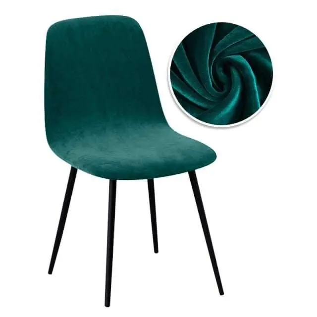 Housse chaise scandinave en velours VELVET