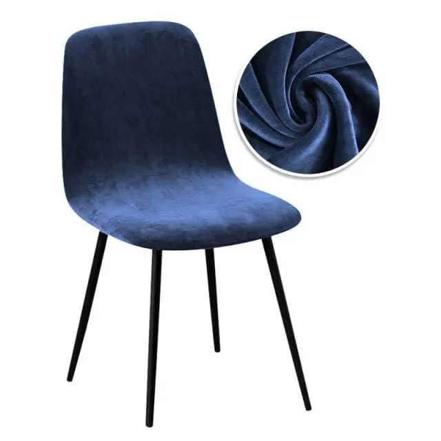 Housse chaise scandinave en velours VELVET