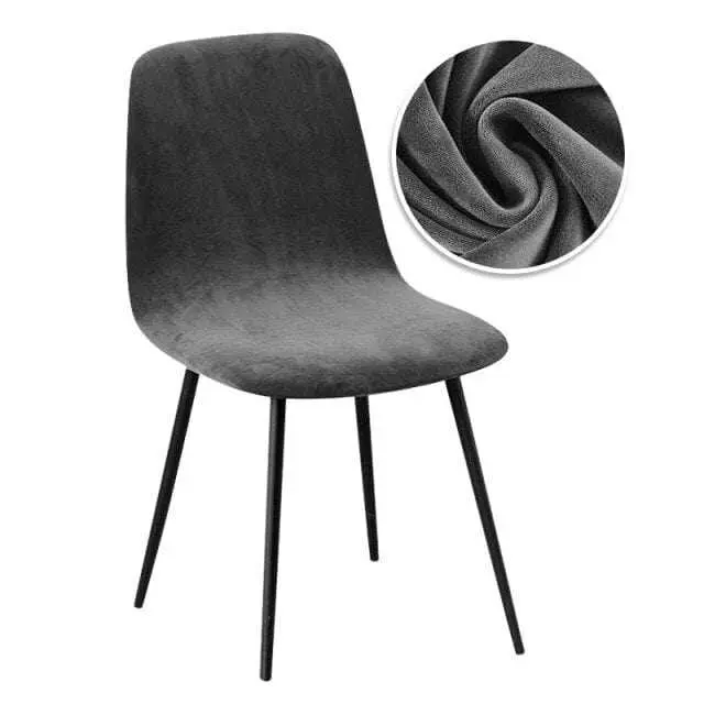 Housse chaise scandinave en velours VELVET