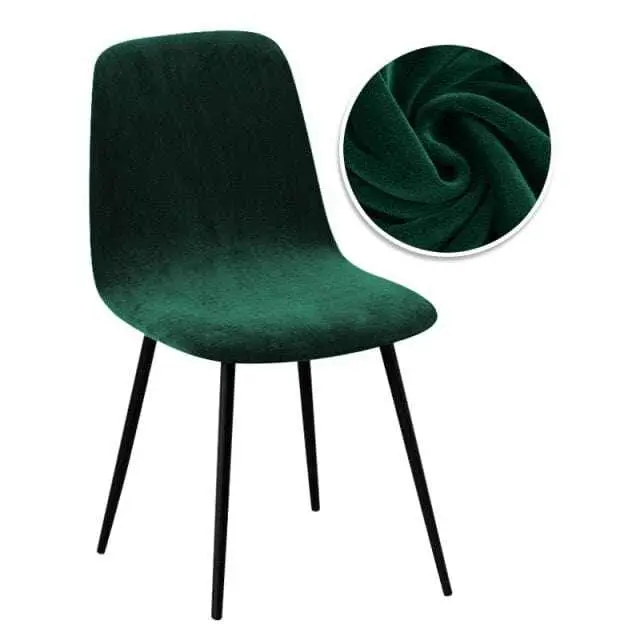 Housse chaise scandinave en velours VELVET