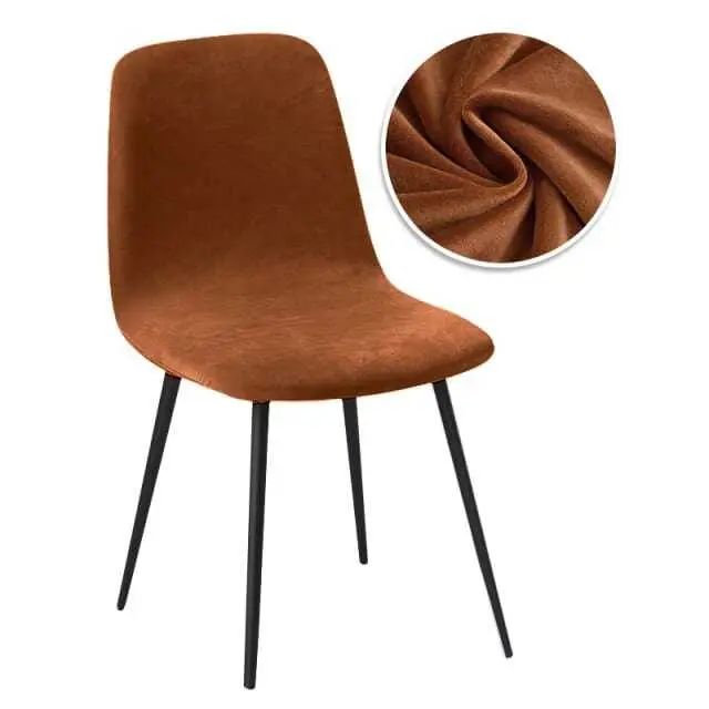Housse chaise scandinave en velours VELVET