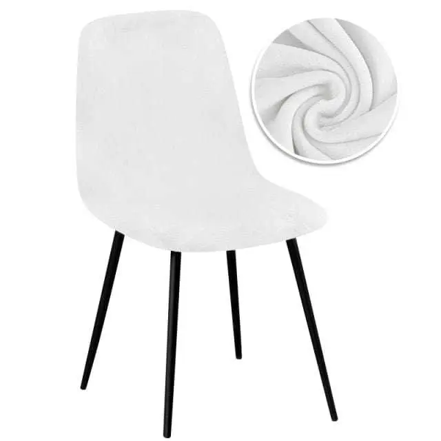 Housse chaise scandinave en velours VELVET