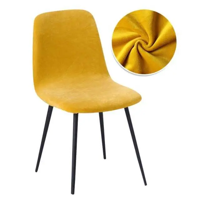 Housse chaise scandinave en velours VELVET