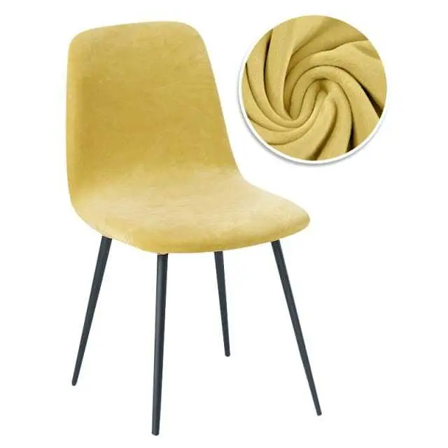 Housse chaise scandinave en velours VELVET
