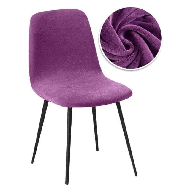 Housse chaise scandinave en velours VELVET