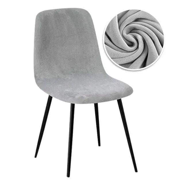 Housse chaise scandinave en velours VELVET