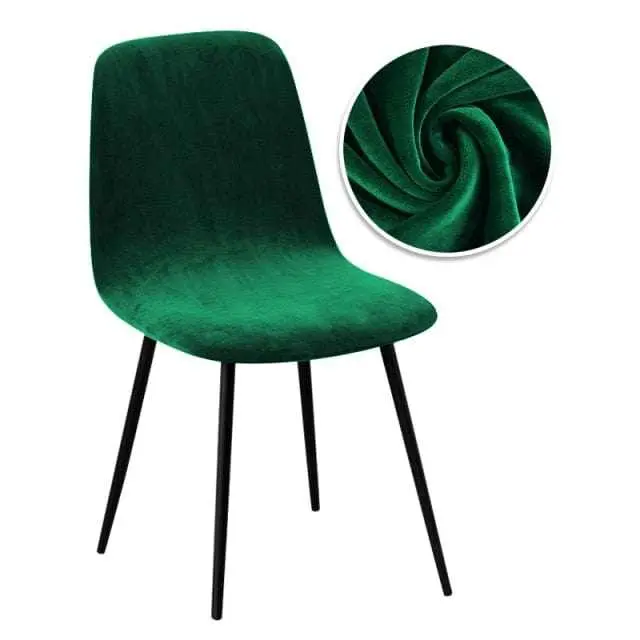 Housse chaise scandinave en velours VELVET
