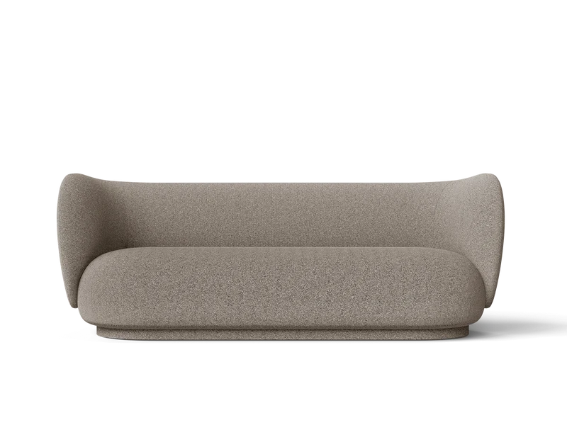 Rico Sofa 3-seater - Main Line Flax - Coffee
