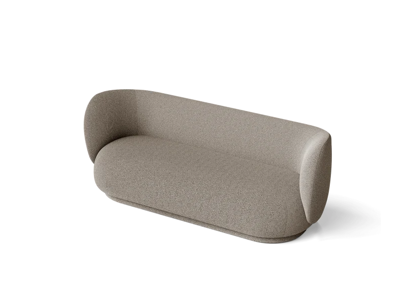 Rico Sofa 3-seater - Main Line Flax - Coffee
