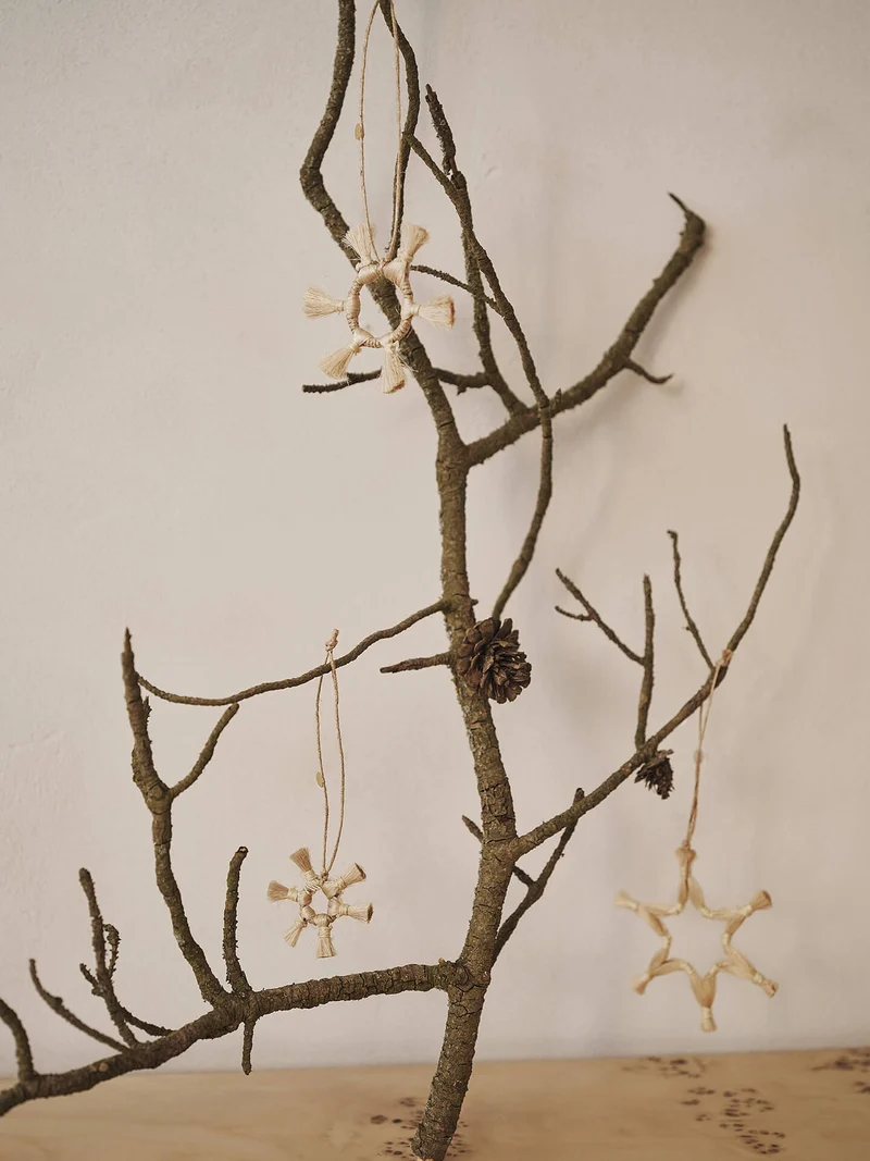 Jute Stars - Set of 3 - Natural