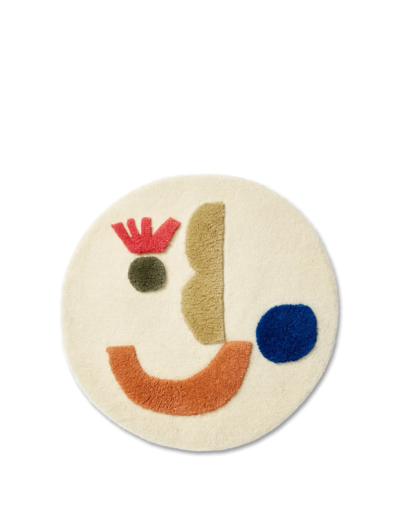 Panto Tufted Rug - Off-white