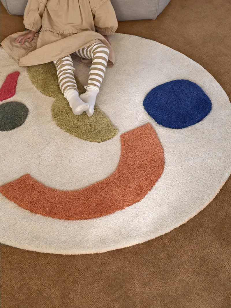 Panto Tufted Rug - Off-white