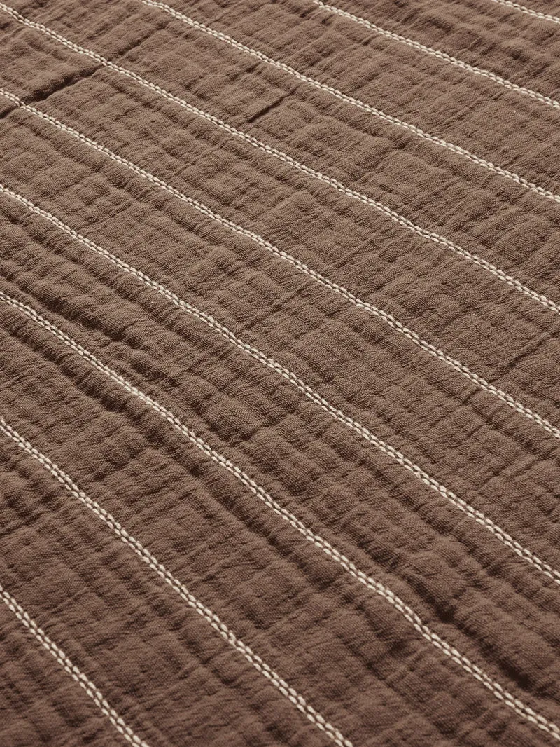 Aires Bedspread - Double - Stone