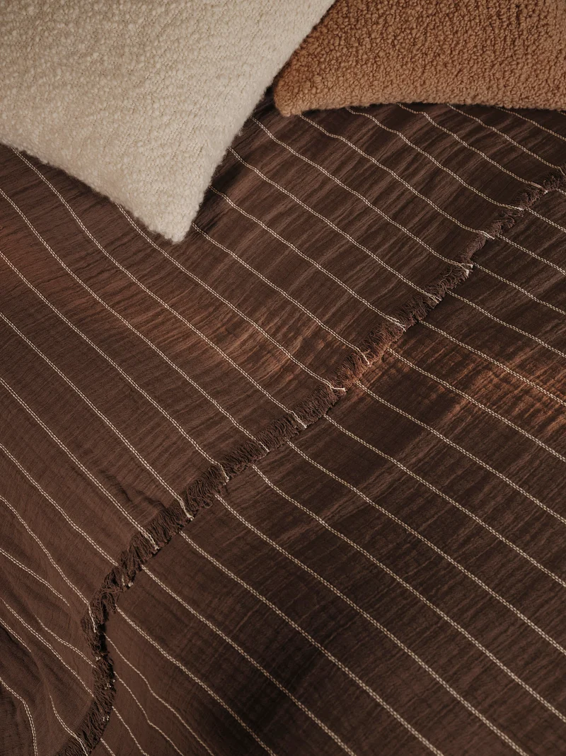 Aires Bedspread - Single - Stone