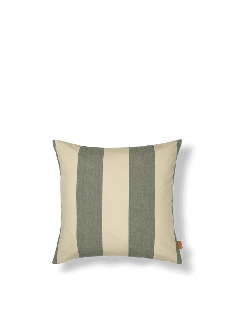 Strand Outdoor Cushion Cover - Dark Lichen/Parchment