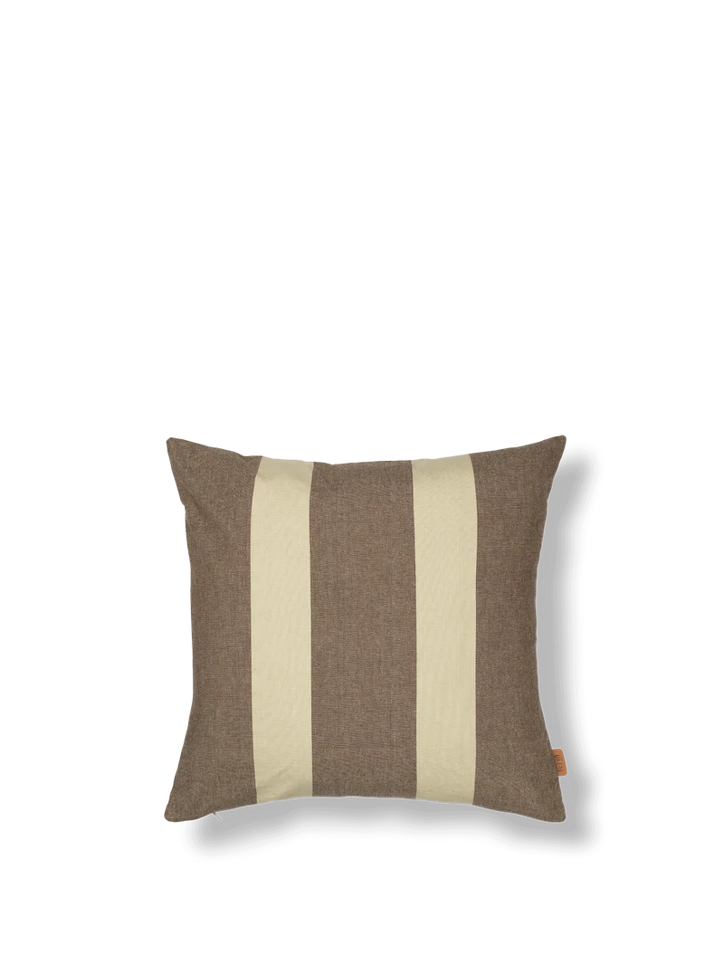 Strand Outdoor Cushion Cover - Carob Brown/Parchment