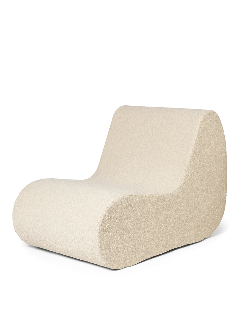 Rouli Center Module - Pure Bouclé - Off-white